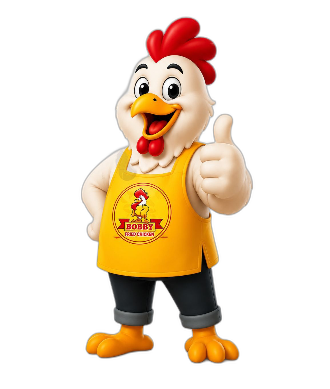 Chef Bobby Mascot Bobby Fried Chiken